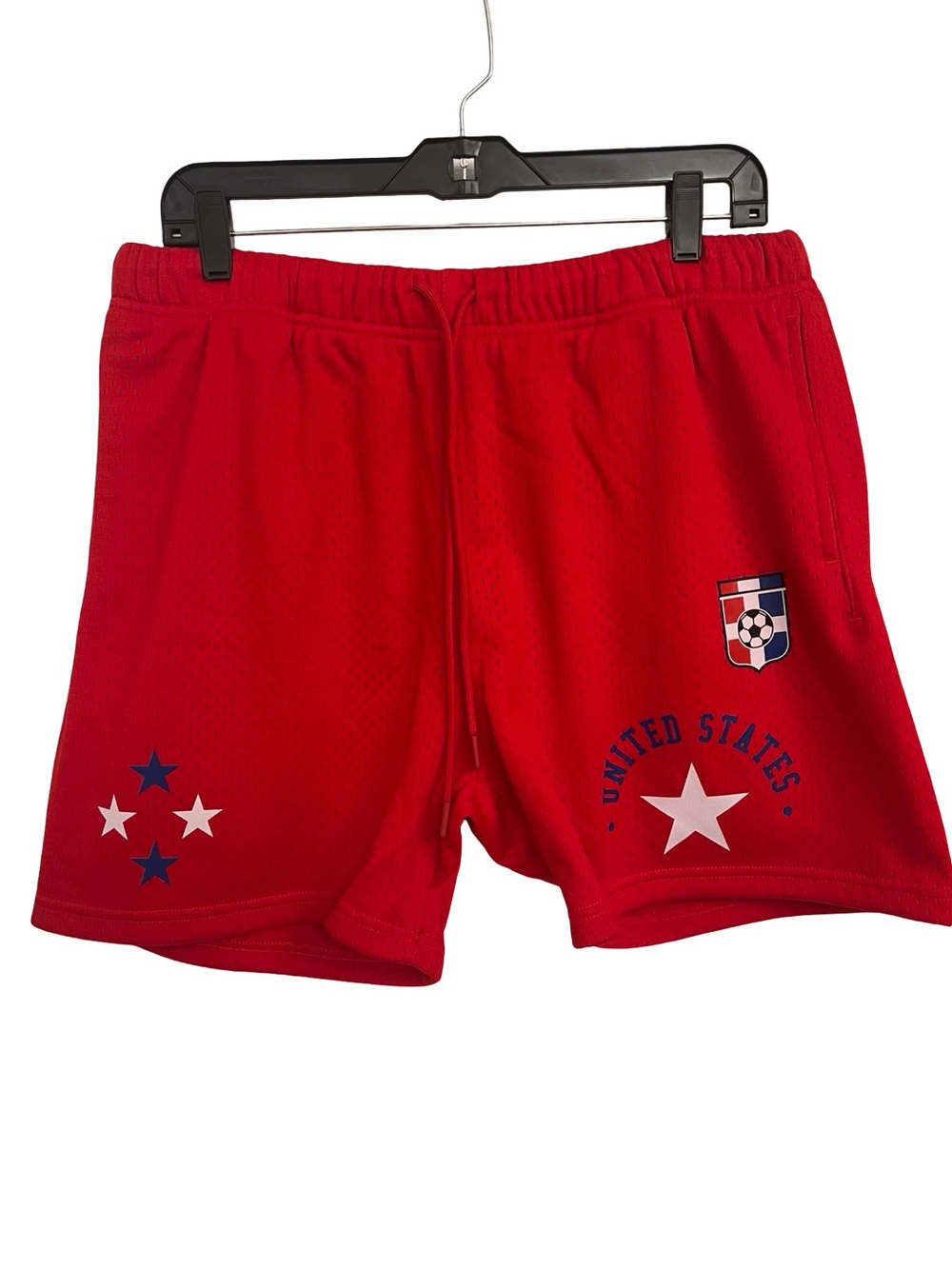 ETNT Men’s Athletic Soccer Shorts with Star Crest